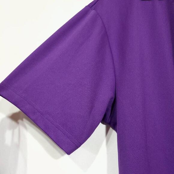 Pga Tour Golf Polo Purple Mens Shirt Collared Airflux Sport Size Large - Picture 3 of 6